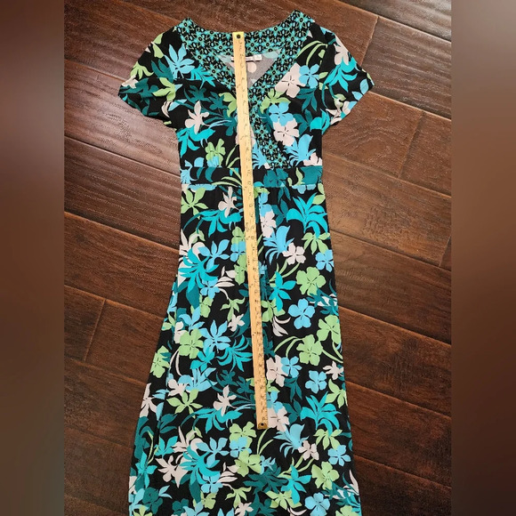 Croft & Barrow Womens Floral Maxi Long Dress XL - Picture 3 of 11